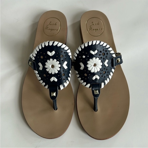 Jack Rogers Shoes - Jack Rogers Georgica Sandal in Midnight/White